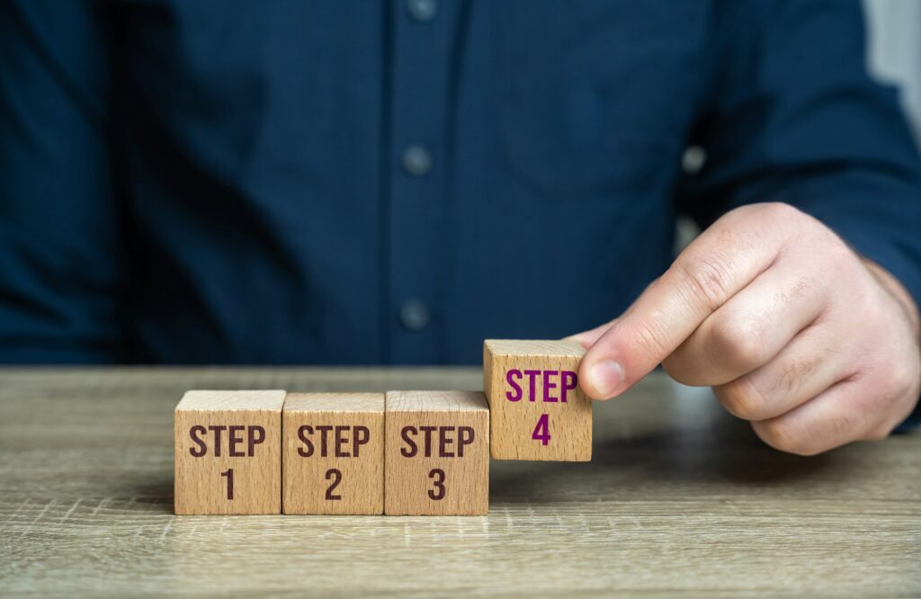 Build a step by step strategy. Plan development.